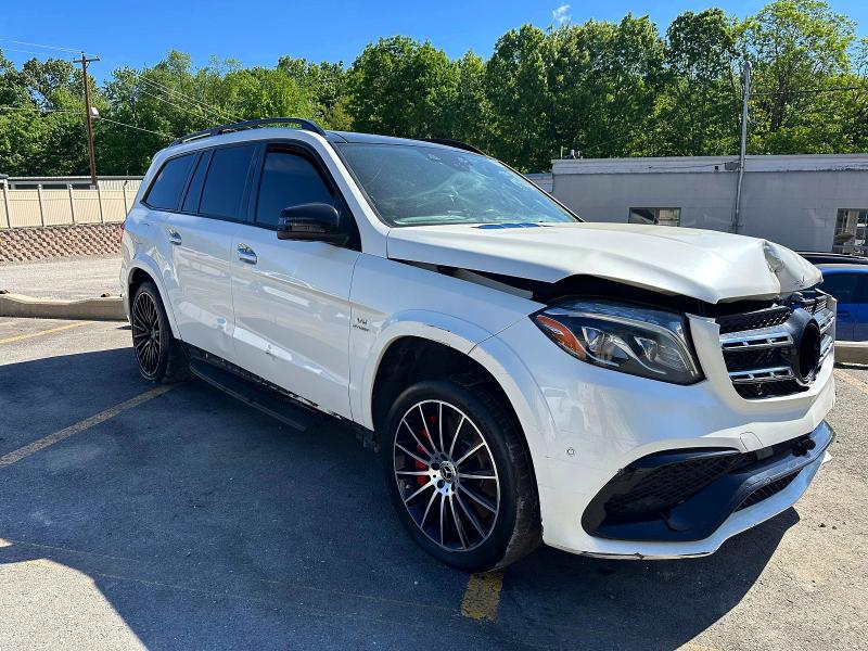 2018 Mercedes-benz Gls-klasse VIN 4JGDF7FE8JA999812 COPART salvage auction — FRONT END, Ca - Certificate Of Title, sold $21,500 on 2026-07-29 (photo 4)