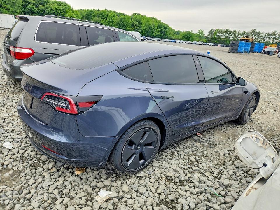 2023 Tesla VIN 5YJ3E1EA6PF558565 COPART salvage auction — REAR END, Nj - Cert Of Title-Salvage, sold $8,200 on 2026-07-27 (photo 3)