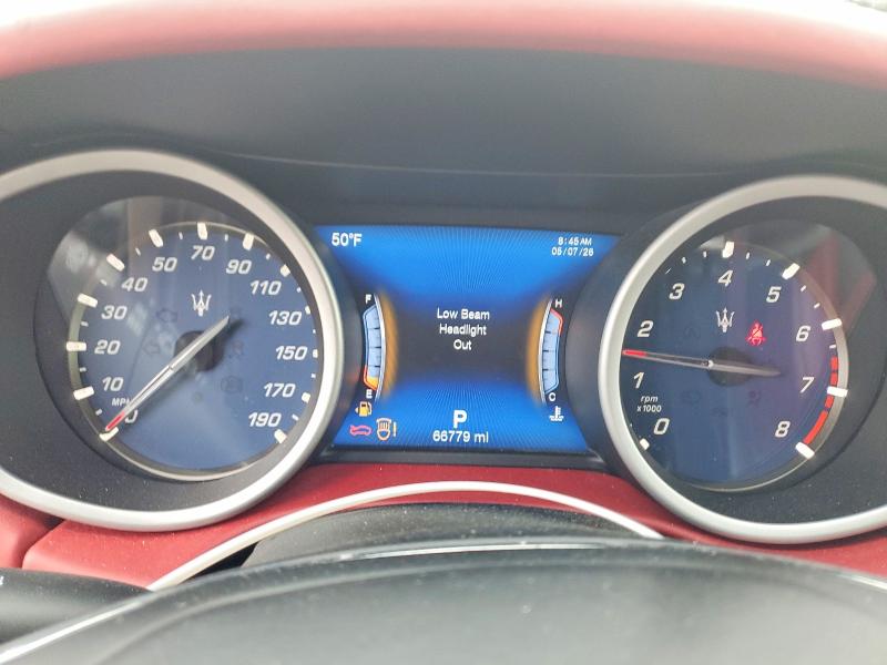 2018 Maserati Ghibli VIN ZAM57YTL7J1290833 COPART salvage auction — SIDE, Md - Cert Of Salvage > 75% Damage, sold $2,800 on 2026-07-23 (photo 9)