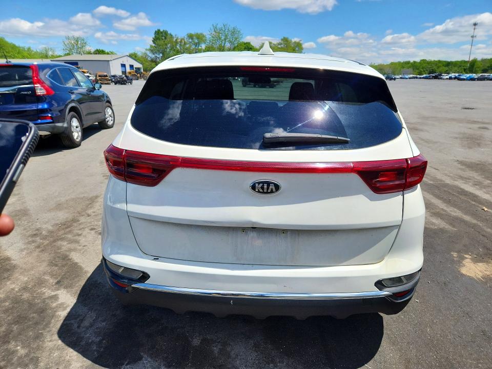 2021 Kia Sportage VIN KNDPMCAC7M7897747 COPART salvage auction — FRONT END, NJ - CERT OF TITLE-SALVAGE, sold $1,650 on 2026-07-28 (photo 6)