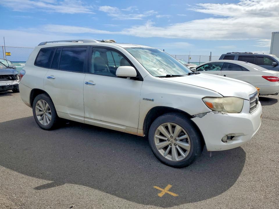 2009 Toyota Highlander VIN JTEEW44A792028597 COPART salvage auction — FRONT END, Hi - Certificate Of Title, sold $15 on 2026-07-13 (photo 4)