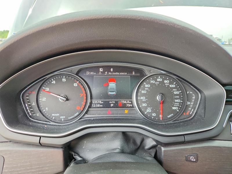 2020 Audi VIN WAUDNAF4XLA072614 COPART salvage auction — FRONT END, Mi - Certificate Of Title, sold $9,000 on 2026-07-10 (photo 9)