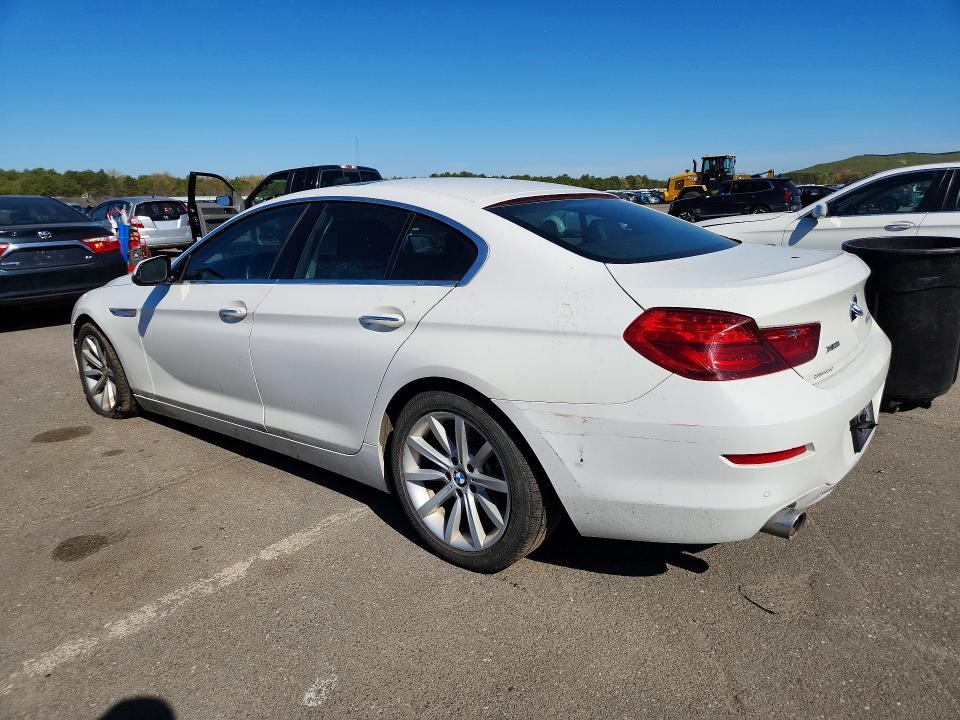 2016 BMW 6er VIN WBA6D2C58GGT65946 COPART salvage auction — MINOR DENT/SCRATCHES, Ny - Mv907A-Parts Only, sold $4,000 on 2026-08-19 (photo 2)
