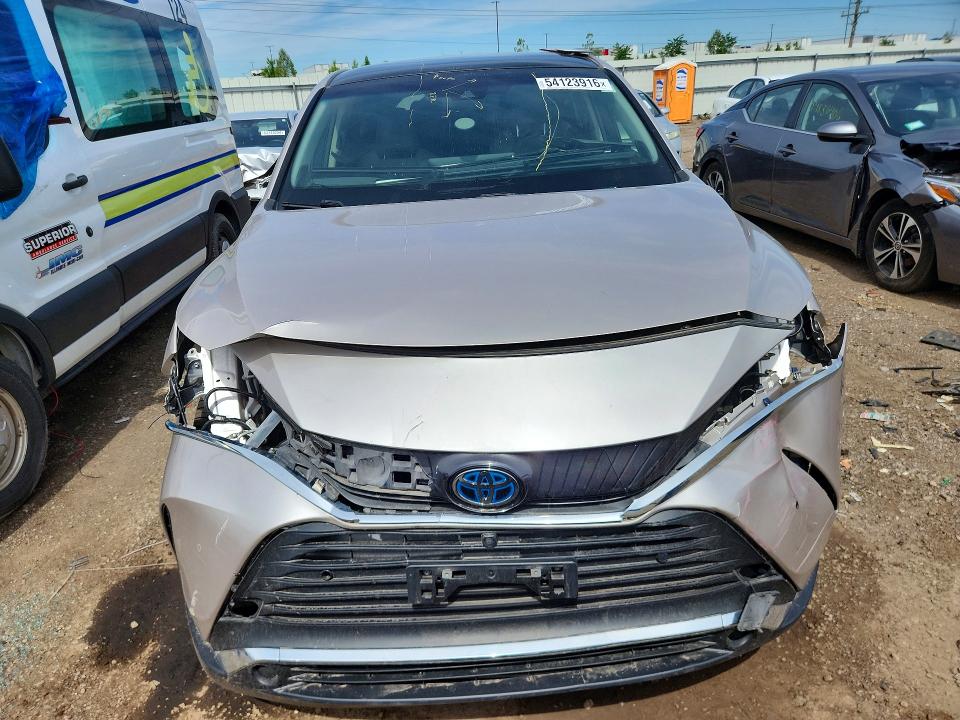 2021 Toyota Venza VIN JTEAAAAH4MJ047961 COPART salvage auction — FRONT END, Il - Salvage Certificate, sold $11,000 on 2026-07-09 (photo 5)