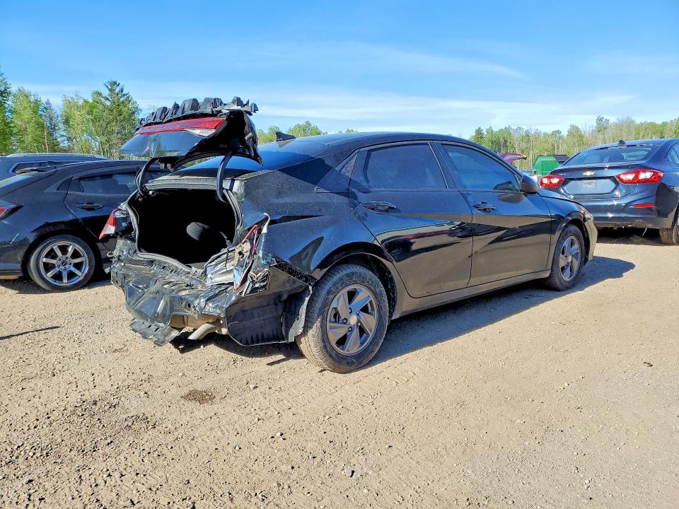 2025 Hyundai Elantra VIN KMHLM4DGXSU951877 COPART salvage auction — REAR END, On - Permit Salvage, sold $5,400 on 2026-07-07 (photo 3)