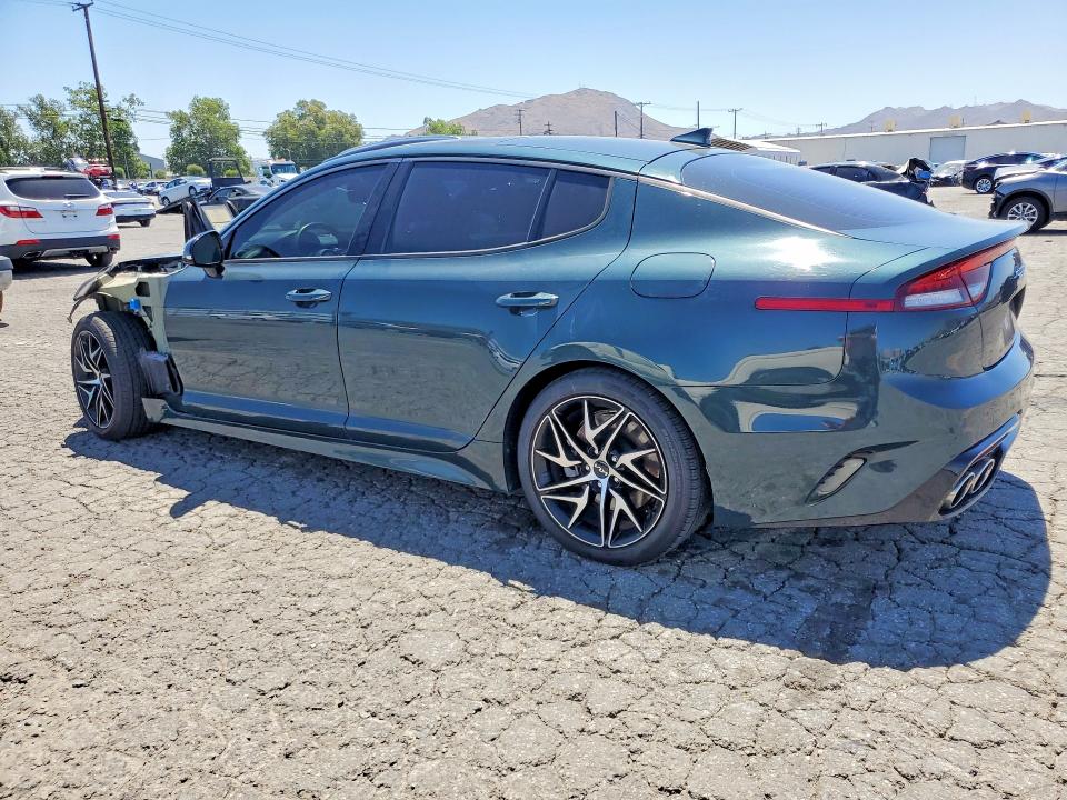 2022 Kia Stinger VIN KNAE35LD0N6119127 COPART salvage auction — FRONT END, Ca - Salvage Certificate, sold $150 on 2026-07-16 (photo 2)