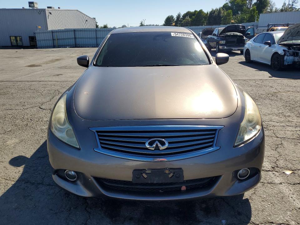 2011 Infiniti G37 VIN JN1CV6AP2BM506554 COPART salvage auction — REAR END, Ca - Salvage Certificate, sold $1,350 on 2026-07-06 (photo 5)