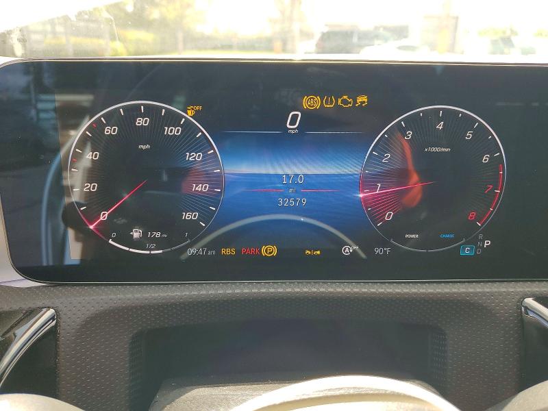 2025 Mercedes-benz Cla-klasse VIN W1K5J4GB5SN522605 COPART salvage auction — MECHANICAL, Ca - Certificate Of Title (P), sold $26,500 on 2026-07-20 (photo 9)