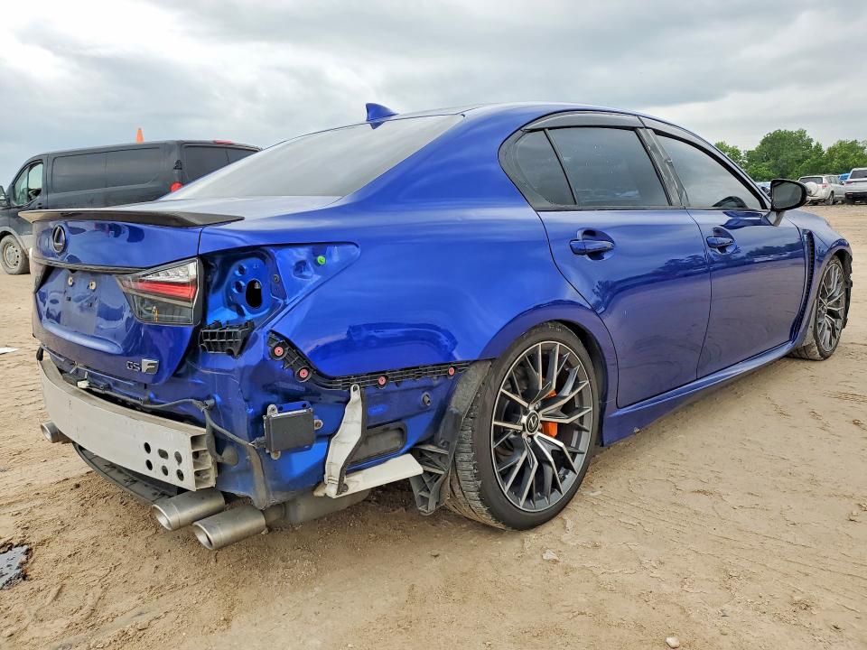 2016 Lexus Gs VIN JTHBP1BL0GA001055 COPART salvage auction — FRONT END, Tx - Salvage Vehicle Title, sold $30,250 on 2026-07-31 (photo 3)