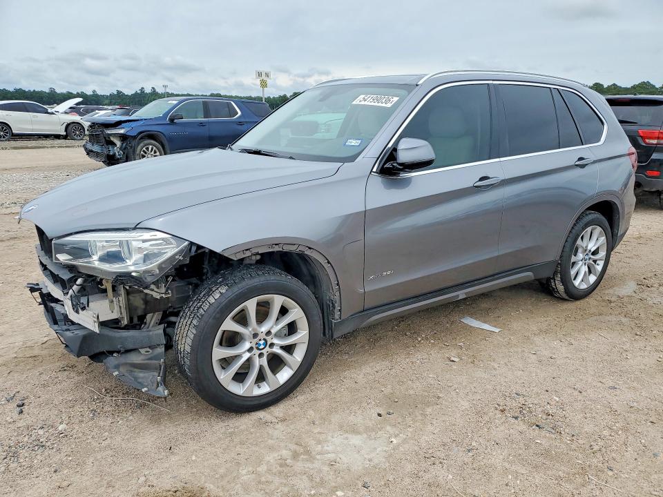 2014 BMW X5 VIN 5UXKR0C58E0C25801 COPART salvage auction — FRONT END, Tx - Salvage Vehicle Title, sold $6,800 on 2026-07-24 (photo 1)