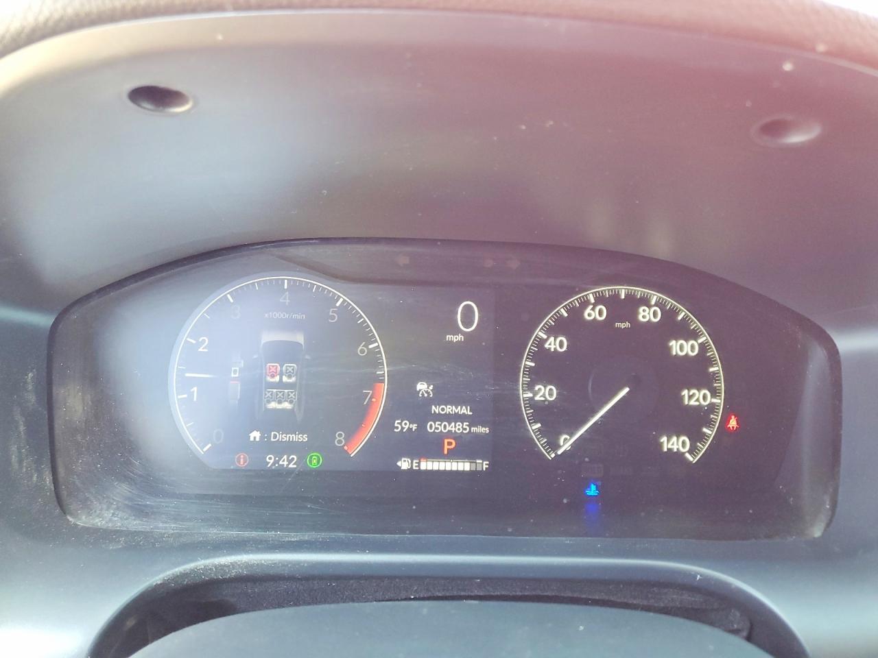 2023 Honda HR-V VIN 3CZRZ2H74PM710451 COPART salvage auction — Hail, IA - CERT OF TITLE-SALVAGE TITLE, sold $12,200 on 2026-07-01 (photo 9)