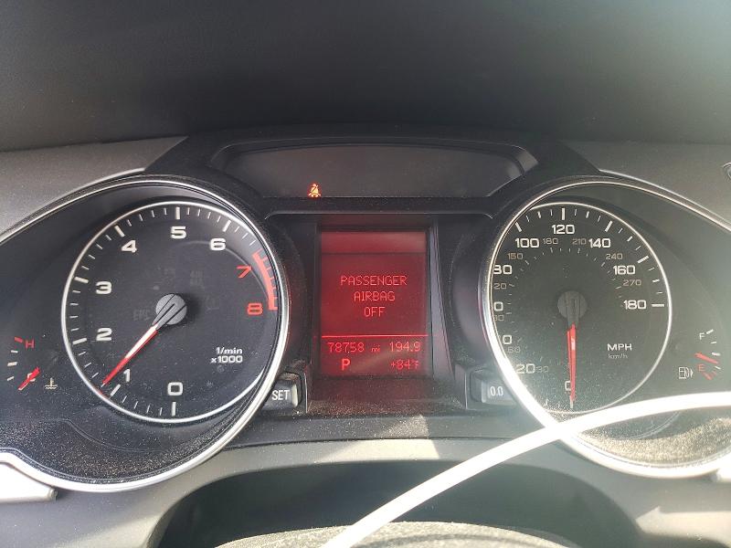 2012 Audi A5 VIN WAUCFAFRXCA001594 COPART salvage auction — UNDERCARRIAGE, Ct - Cert Of Title-Salvage, sold $2,000 on 2026-07-02 (photo 9)