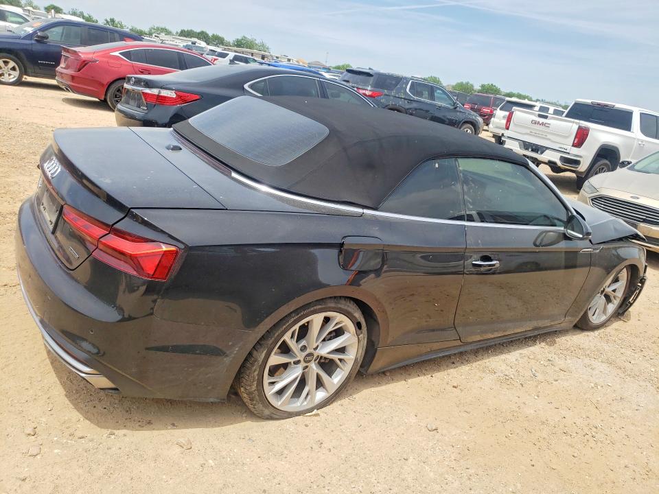 2022 Audi VIN WAU2AGF57NN002675 COPART salvage auction — FRONT END, Tx - Salvage Vehicle Title, sold $6,700 on 2026-07-16 (photo 3)