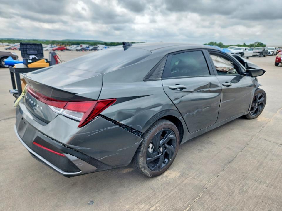 2026 Hyundai Elantra VIN KMHLM4DG2TU137689 COPART salvage auction — FRONT END, Tx - Certificate Of Title, sold $2,300 on 2026-07-09 (photo 3)