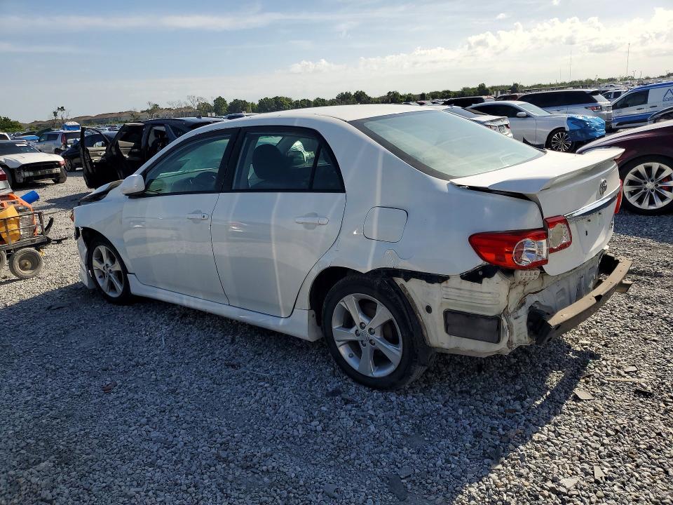 2012 Toyota Corolla VIN 5YFBU4EE4CP032811 COPART salvage auction — FRONT END, FL - CERT OF TITLE SLVG REBUILDABLE, sold $2,050 on 2026-07-31 (photo 2)