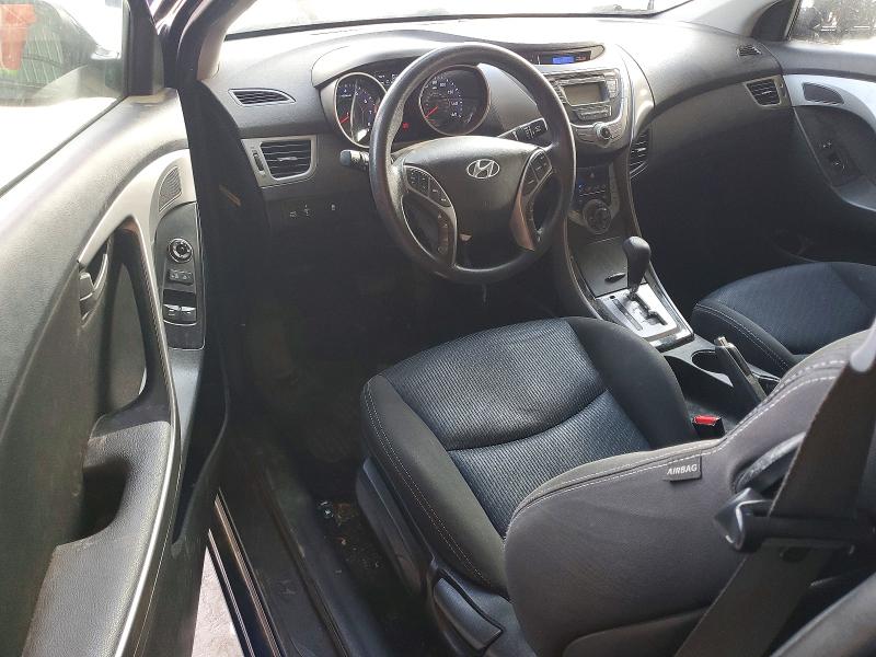 2013 Hyundai Elantra VIN KMHDH6AE6DU001073 COPART salvage auction — VANDALISM, CA - SALVAGE CERTIFICATE, sold $500 on 2026-07-02 (photo 8)