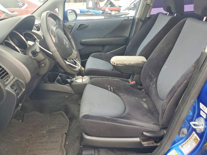 2007 Honda Fit VIN JHMGD38627S029249 COPART salvage auction — FRONT END, Co - Salvage Title, sold $1,100 on 2026-07-09 (photo 7)
