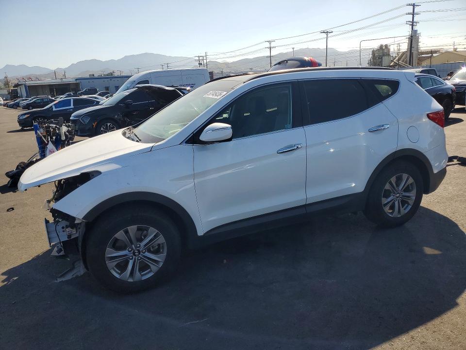 2015 Hyundai Santa fe VIN 5XYZUDLB6FG290859 COPART salvage auction — FRONT END, Ca - Salvage Certificate, sold $3,100 on 2026-07-20 (photo 1)