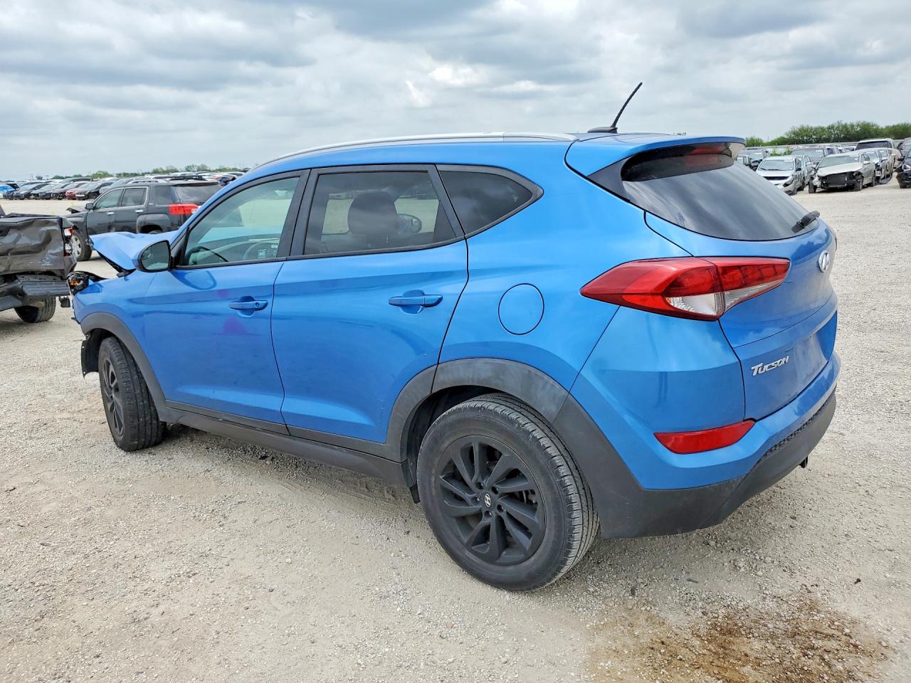 2016 Hyundai Tucson VIN KM8J33A49GU114253 COPART salvage auction — Front End, TX - SALVAGE VEHICLE TITLE, sold $1,650 on 2026-07-09 (photo 2)