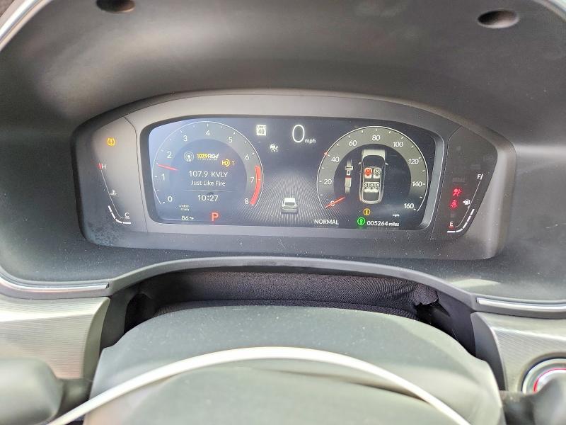 2026 Acura Integra VIN 19UDE4H63TA004952 COPART salvage auction — FRONT END, Tx - Salvage Vehicle Title, sold $12,800 on 2026-07-08 (photo 9)