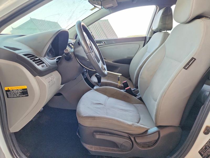 2013 Hyundai Accent VIN KMHCU5AE0DU096571 COPART salvage auction — FRONT END, MT - CERTIFICATE OF TITLE, sold $400 on 2026-07-30 (photo 7)