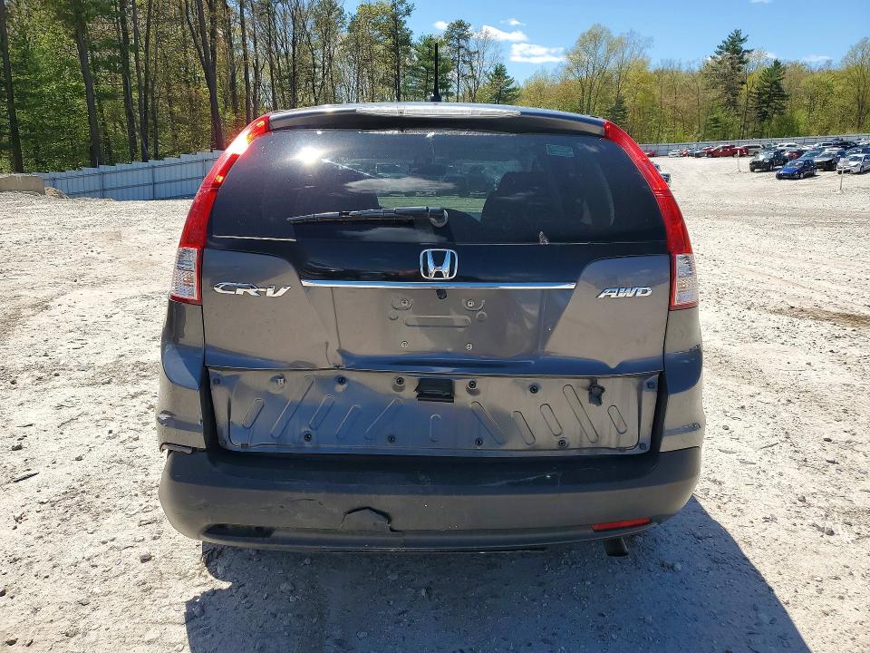 2013 Honda Cr-v VIN 2HKRM4H50DH682325 COPART salvage auction — REAR END, Ma - Cert Of Title-Reconstrctd Coll, sold $2,850 on 2026-07-02 (photo 6)