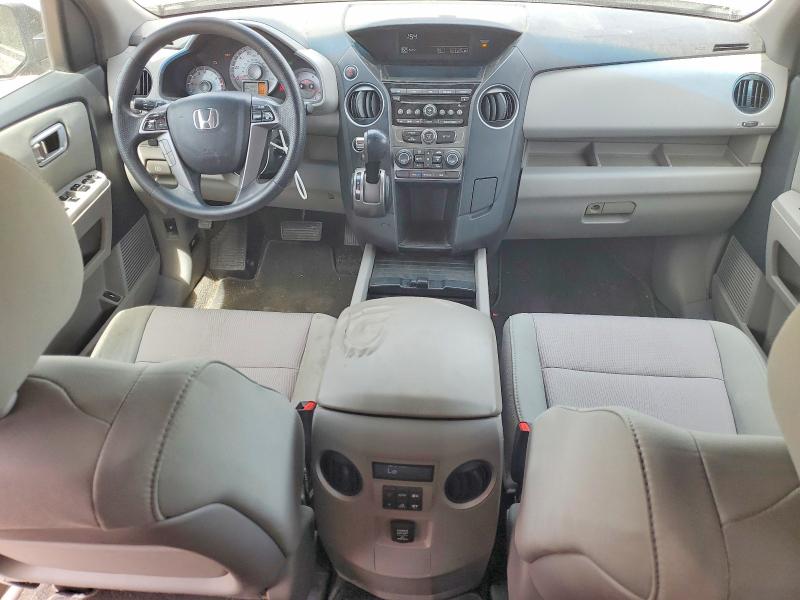 2012 Honda Pilot VIN 5FNYF4H49CB004392 COPART salvage auction — FRONT END, Ok - Cert Of Title-Salvage, sold $1,400 on 2026-07-09 (photo 8)
