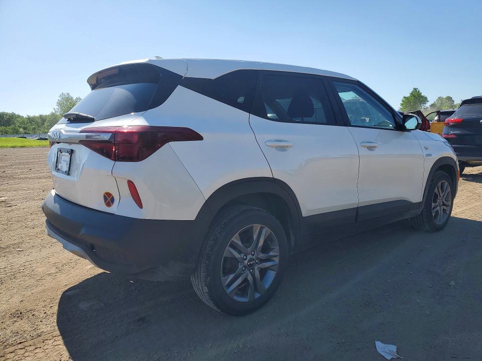 2022 Kia Seltos VIN KNDEPCAA7N7310039 COPART salvage auction — HAIL, Oh - Cert Of Title-Salvage, sold $4,900 on 2026-07-16 (photo 3)