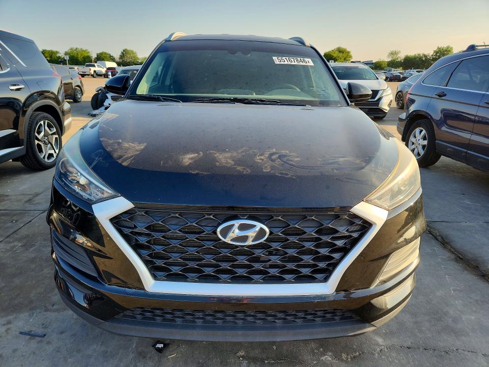 2019 Hyundai Tucson VIN KM8J3CA45KU014854 COPART salvage auction — REAR END, Tx - Salvage Vehicle Title, sold $6,100 on 2026-07-06 (photo 5)