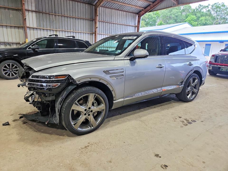 2023 Genesis Gv80 VIN KMUHCESC2PU112216 COPART salvage auction — FRONT END, La - Cert Of Title-Salvage, sold $17,000 on 2026-07-10 (photo 1)