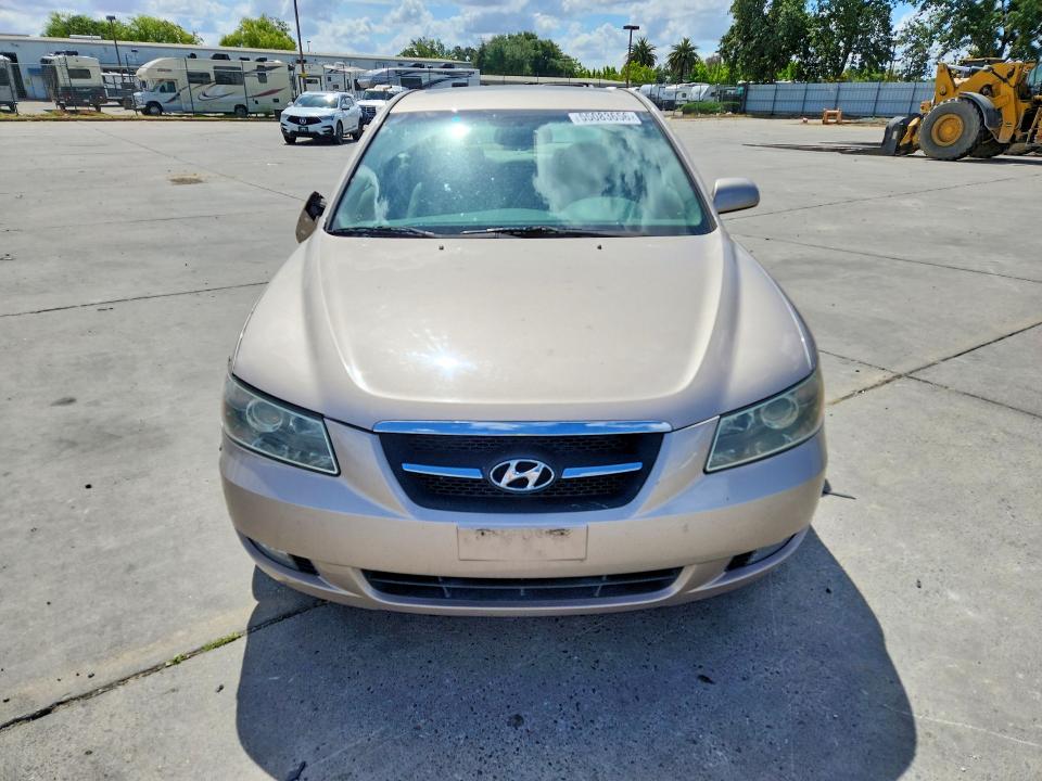 2007 Hyundai Sonata VIN 5NPEU46F67H197914 COPART salvage auction — FRONT END, Ca - Salvage Certificate, sold $775 on 2026-07-13 (photo 5)