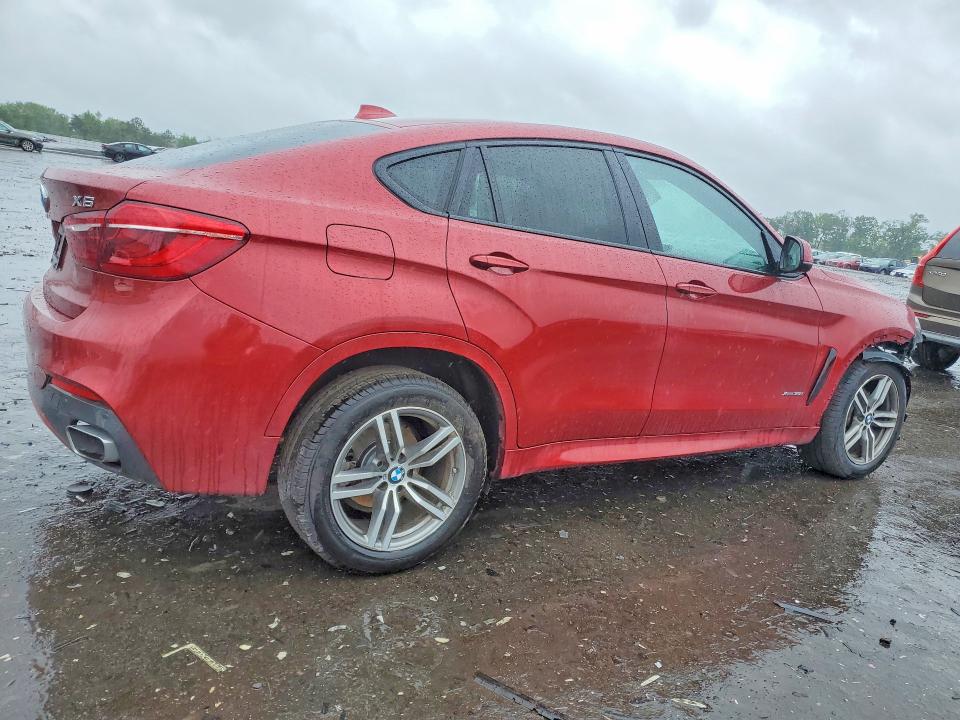 2017 BMW X6 VIN 5UXKU2C3XH0X47033 COPART salvage auction — FRONT END, Va - Cert Of Title - Salvage, sold $200 on 2026-07-29 (photo 3)