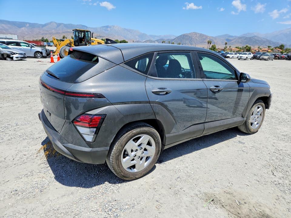2025 Hyundai Kona VIN KM8HA3AB9SU326307 COPART salvage auction — UNDERCARRIAGE, CA - SALVAGE CERTIFICATE, sold $200 on 2026-07-22 (photo 3)
