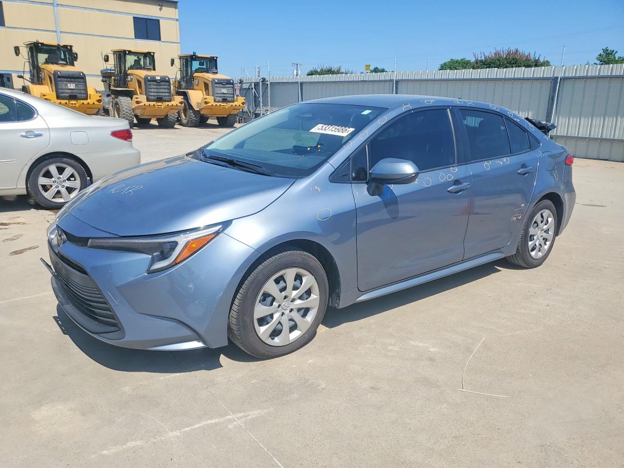 2026 Toyota Corolla VIN JTDBCMFE8T3113336 COPART salvage auction — Rear End, TX - SALVAGE VEHICLE TITLE, sold $11,700 on 2026-07-09 (photo 1)