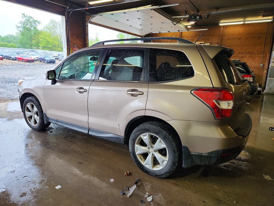 2014 Subaru Forester VIN JF2SJAHCXEH410079 COPART salvage auction — FRONT END, Pa - Certificate Of Salvage, sold $725 on 2026-07-16 (photo 2)
