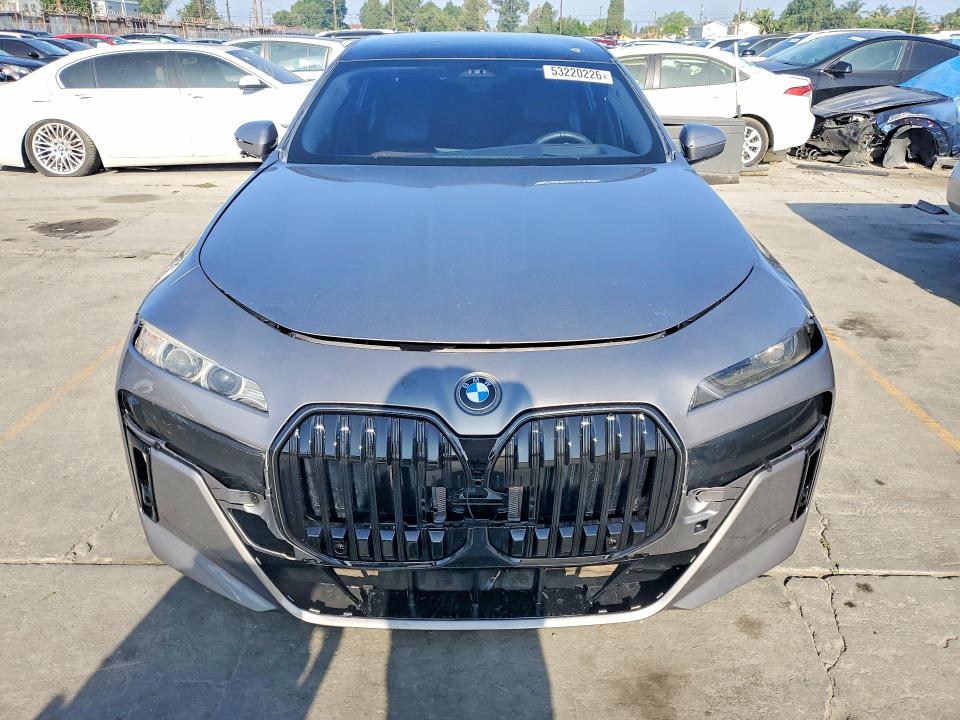 2024 BMW I7 VIN WBY53EJ0XRCP46331 COPART salvage auction — FRONT END, Ca - Salvage Certificate, sold $27,500 on 2026-07-20 (photo 5)