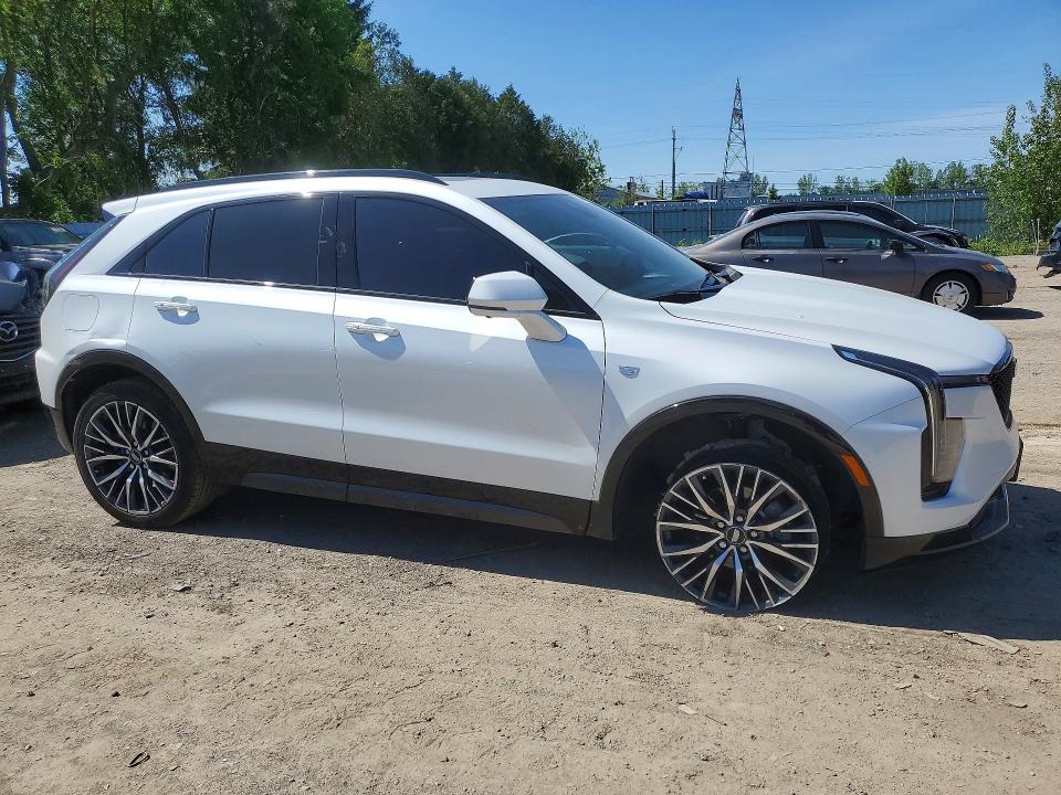 2024 Cadillac VIN 1GYFZFR45RF177043 COPART salvage auction — VANDALISM, On - Permit No Brand - Unfit, sold $16,950 on 2026-07-08 (photo 4)