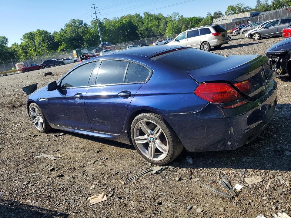 2015 BMW 6 series VIN WBA6B8C50FD453768 COPART salvage auction — BURN, Md - Cert Of Salvage > 75% Damage, sold $1,750 on 2026-07-10 (photo 2)