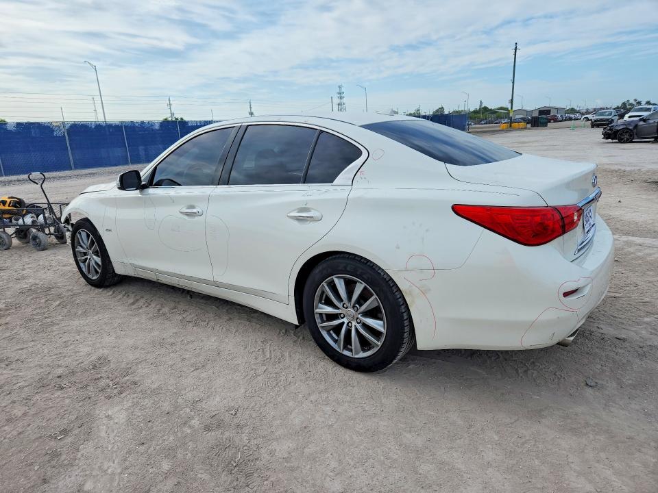2017 Infiniti Q50 VIN JN1CV7AP9HM641383 COPART salvage auction — FRONT END, Fl - Cert Of Title Slvg Rebuildable, sold $1,250 on 2026-07-27 (photo 2)