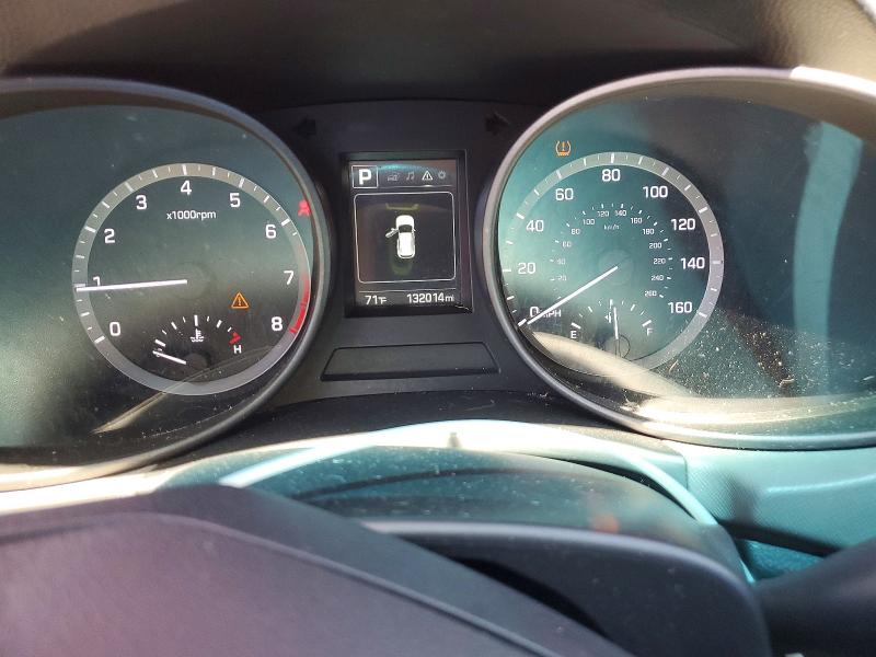 2017 Hyundai Santa fe VIN 5XYZU3LB1HG416414 COPART salvage auction — FRONT END, Tn - Salvage Certificate, sold $1,950 on 2026-07-15 (photo 9)