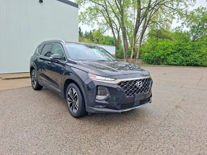 2020 Hyundai Santa fe VIN 5NMS5CAA3LH255085 COPART salvage auction — MINOR DENT/SCRATCHES, On - Permit No Brand - Unfit (P), sold $11,200 on 2026-07-03 (photo 1)