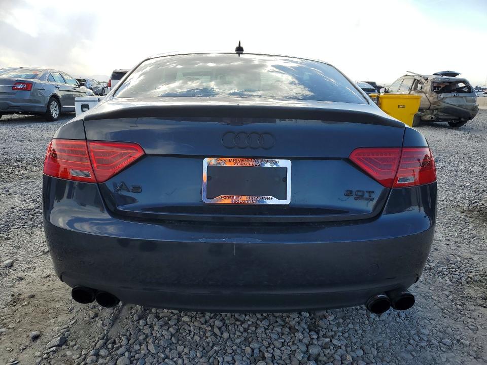 2013 Audi A5 VIN WAUCFAFR7DA012649 COPART salvage auction — FRONT END, Co - Public - Salvage Title, sold $3,200 on 2026-07-21 (photo 6)