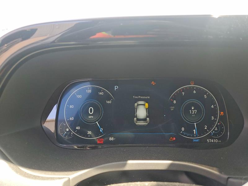 2021 Hyundai VIN KM8R7DHE8MU220703 COPART salvage auction — FRONT END, Fl - Cert Of Title Slvg Rebuildable, sold $10,000 on 2026-07-15 (photo 9)