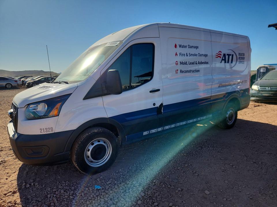 2023 Ford Transit VIN 1FTBR1C8XPKB48273 COPART salvage auction — SIDE, Az - Cert Of Title - Salvage, sold $9,800 on 2026-07-08 (photo 1)