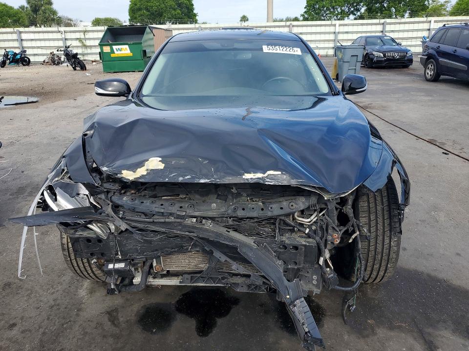 2019 Infiniti Q50 VIN JN1EV7AR7KM559458 COPART salvage auction — FRONT END, Fl - Cert Of Ttl-Rebuilt&Slvg Rbld, sold $1,600 on 2026-07-22 (photo 5)
