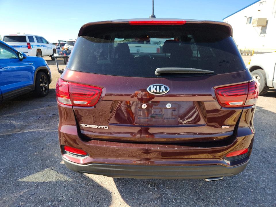 2019 Kia Sorento VIN 5XYPGDA39KG497704 COPART salvage auction — FRONT END, Id - Salvage Certificate Of Title, sold $2,400 on 2026-07-17 (photo 6)