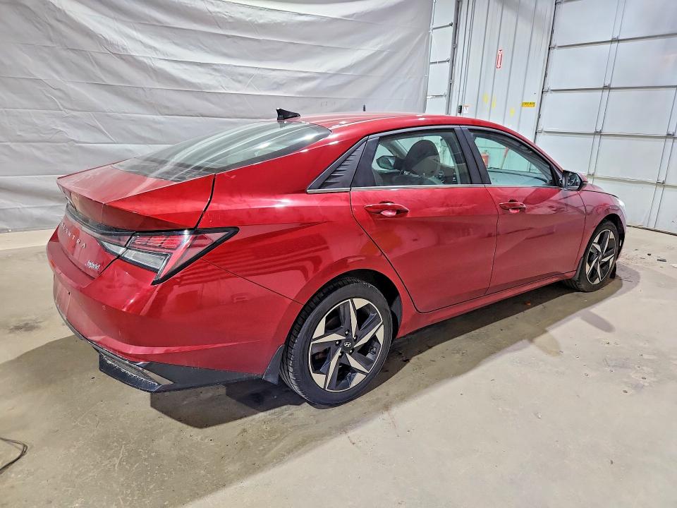 2021 Hyundai Elantra VIN KMHLN4AJ3MU004874 COPART salvage auction — FRONT END, NH - CERT OF TITLE-SALVAGE, sold $1,100 on 2026-07-28 (photo 3)