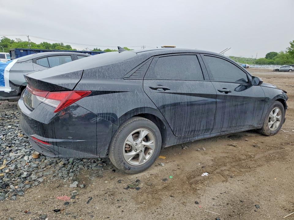2022 Hyundai Elantra VIN KMHLL4AG8NU244420 COPART salvage auction — FRONT END, Md - Cert Of Salvage < 75% Damage, sold $3,700 on 2026-07-14 (photo 3)