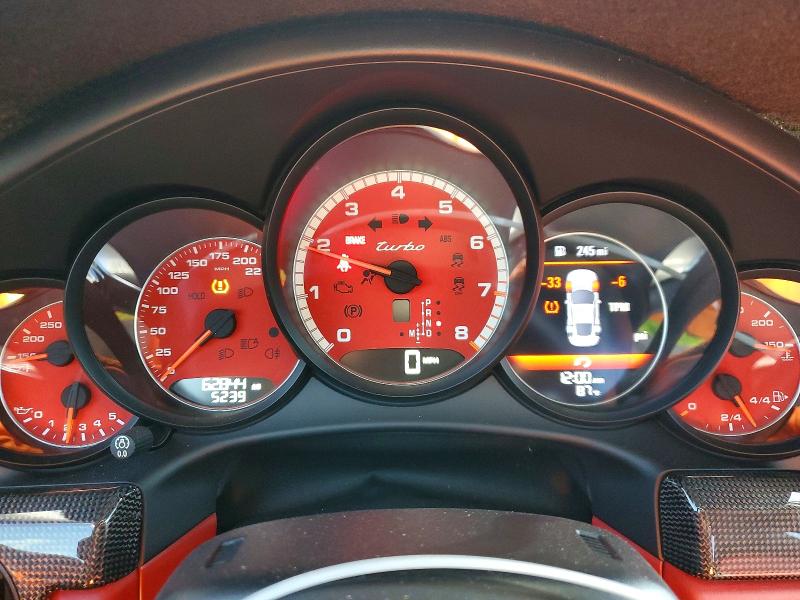 2014 Porsche 911 VIN WP0AD2A96ES166777 COPART salvage auction — FRONT END, Fl - Cert Of Title Slvg Rebuildable, sold $62,000 on 2026-08-06 (photo 9)