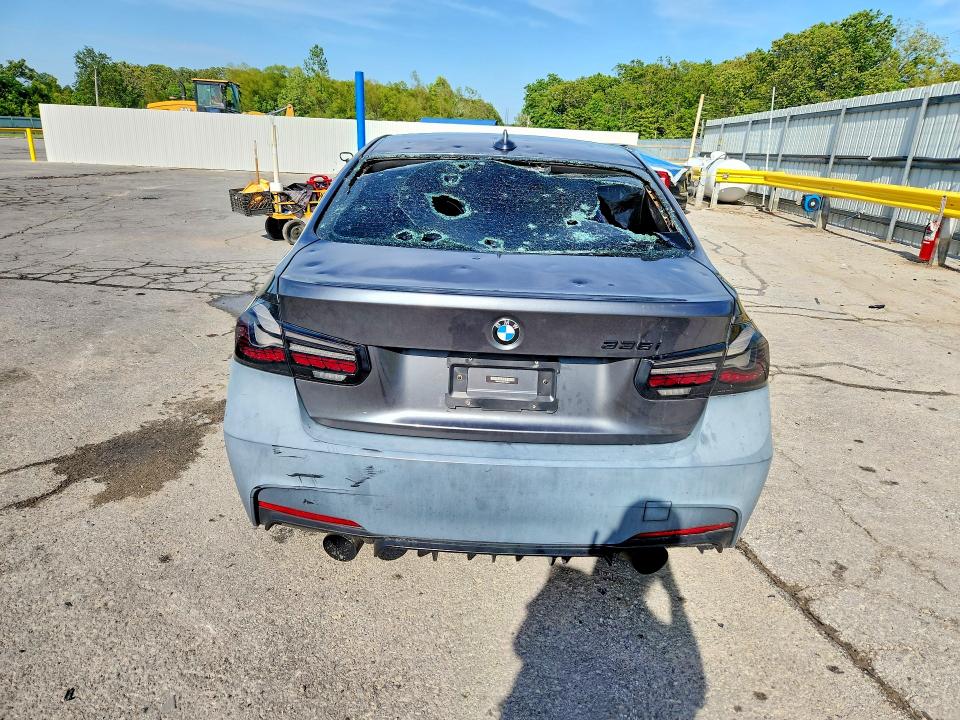 2013 BMW 3 series VIN WBA3A9G51DNP37987 COPART salvage auction — HAIL, Mo - Salvage Certificate Of Title, sold $3,150 on 2026-07-16 (photo 6)